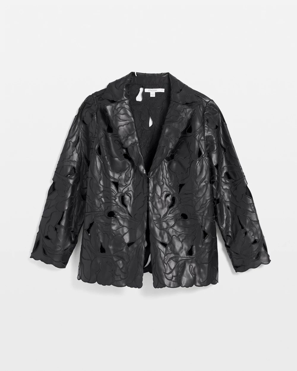 Travelers™ Collection Faux Leather Cutwork Blaze | Chico's Travelers™ Collection Faux Leather Cutwork Blaze | Chico's